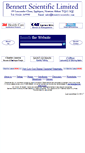 Mobile Screenshot of bennett-scientific.com